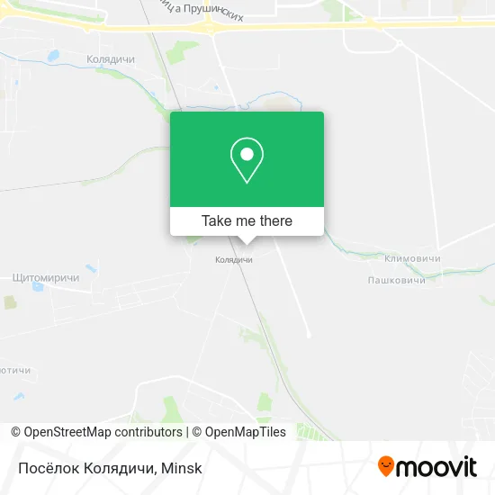 Посёлок Колядичи map