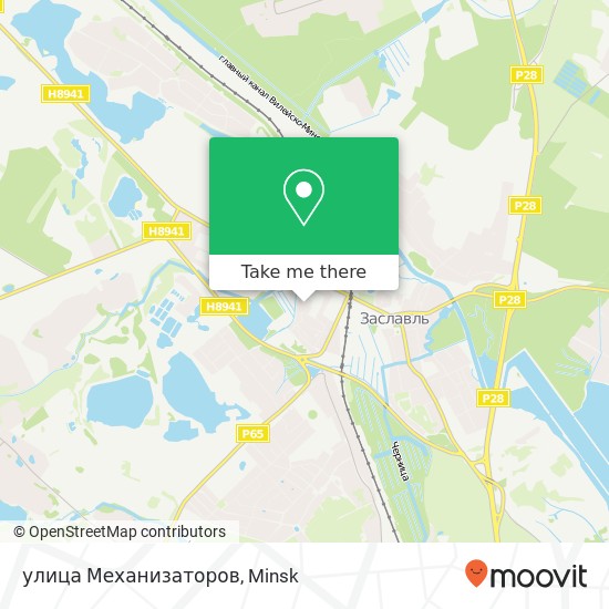 улица Механизаторов map