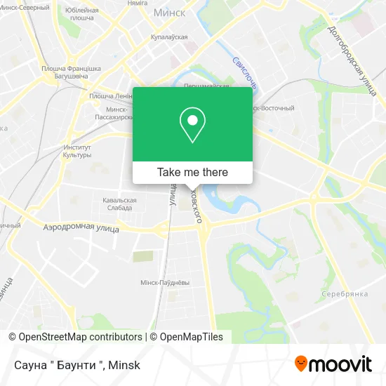 Сауна " Баунти " map