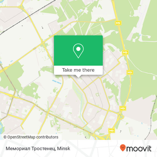 Мемориал Тростенец map