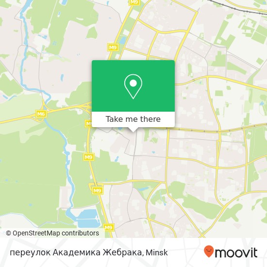 переулок Академика Жебрака map