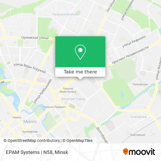 EPAM Systems | N58 map