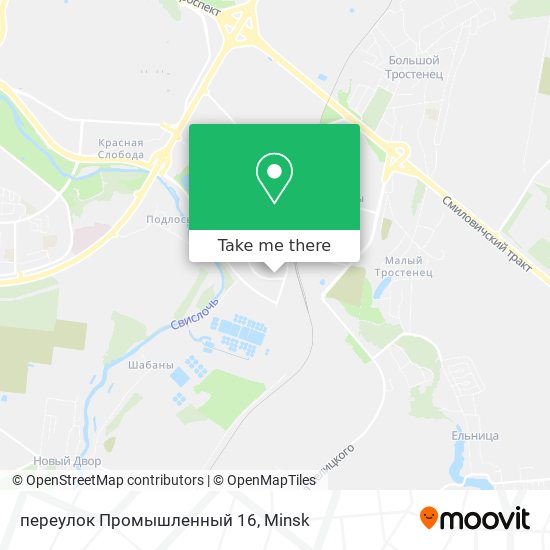 переулок Промышленный 16 map