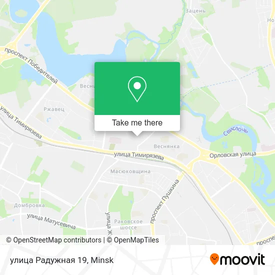 улица Радужная 19 map