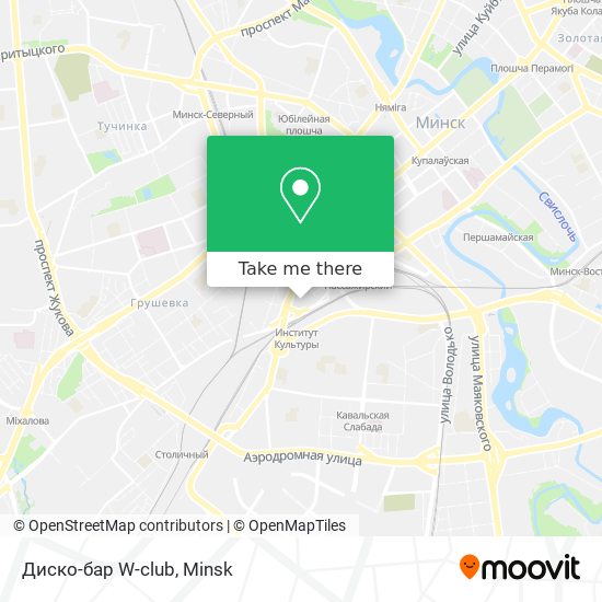 Диско-бар W-club map