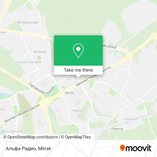 Альфа Радио map