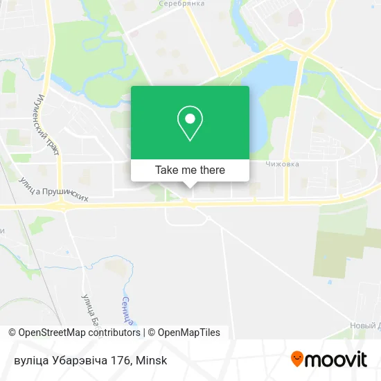 вуліца Убарэвіча 176 map