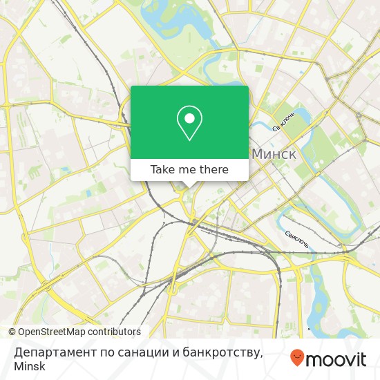 Департамент по санации и банкротству map