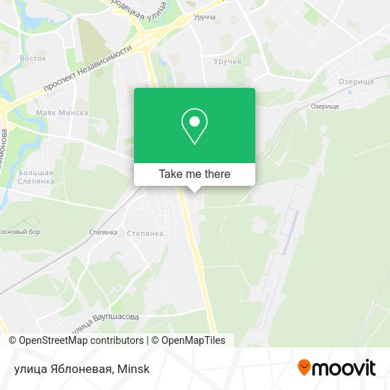 улица Яблоневая map