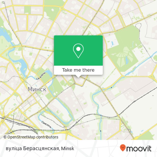вулiца Берасцянская map