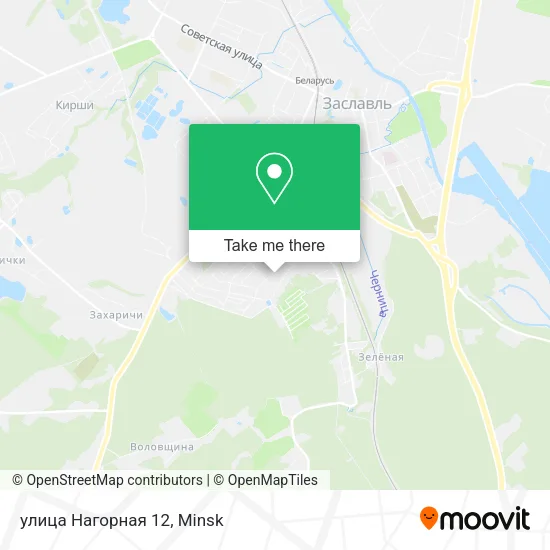 улица Нагорная 12 map