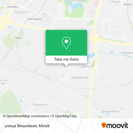 улица Вишнёвая map