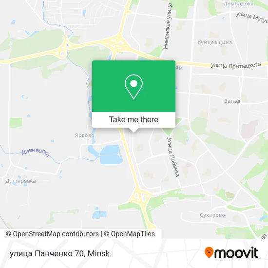 улица Панченко 70 map