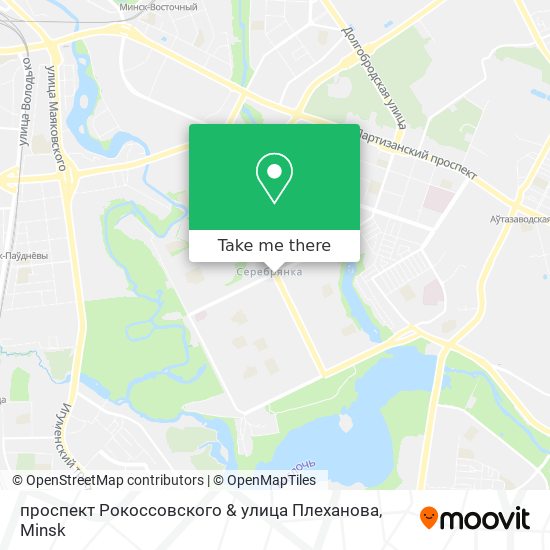 проспект Рокоссовского & улица Плеханова map