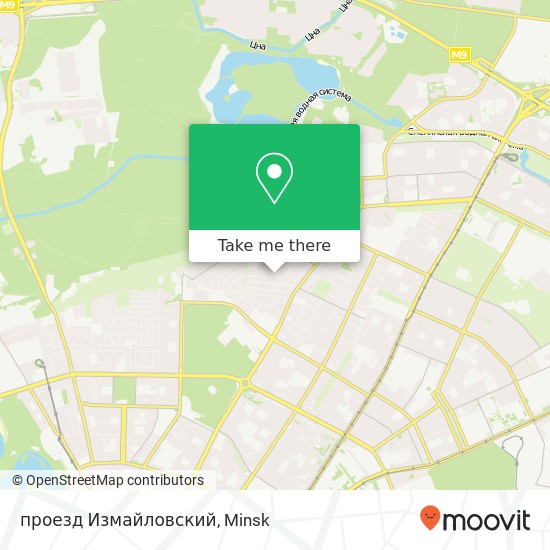 проезд Измайловский map