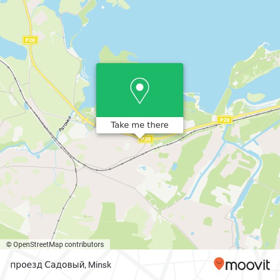 проезд Садовый map