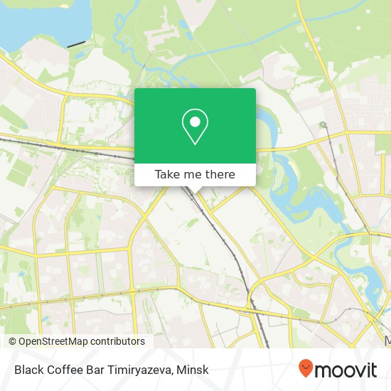 Black Coffee Bar Timiryazeva map