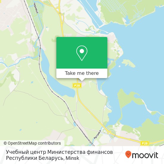 Учебный центр Министерства финансов Республики Беларусь map