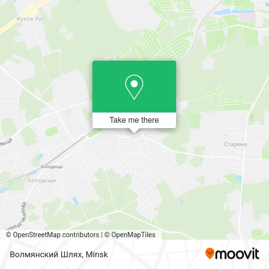 Волмянский Шлях map