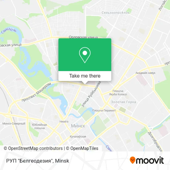 РУП "Белгеодезия" map