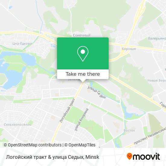 Логойский тракт & улица Седых map