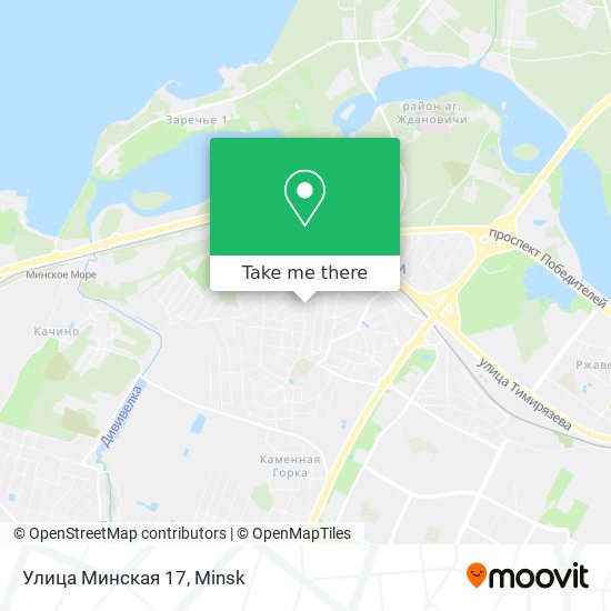 Улица Минская 17 map