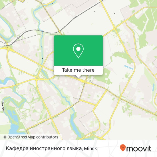 Кафедра иностранного языка map