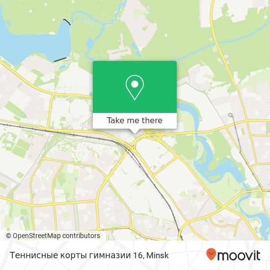 Теннисные корты гимназии 16 map