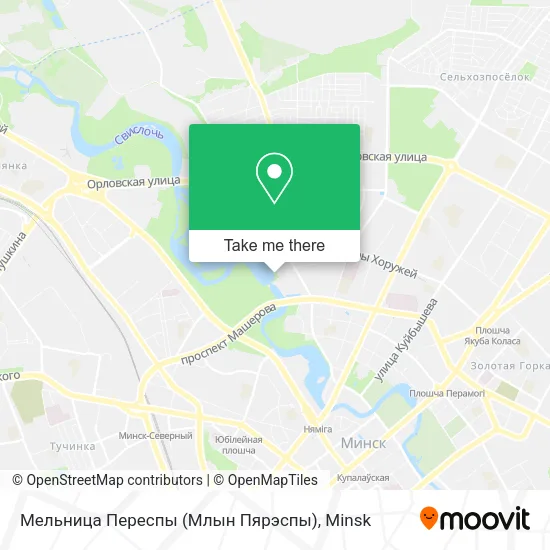 Мельница Переспы (Млын Пярэспы) map