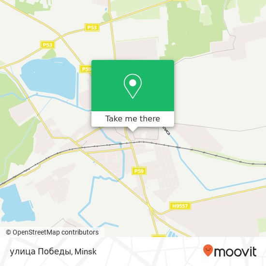 улица Победы map