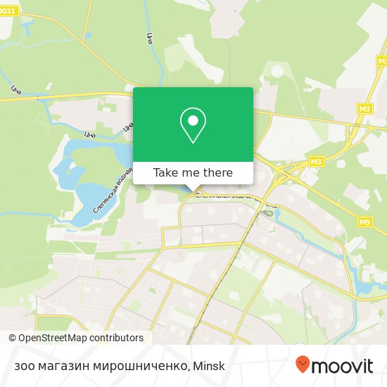зоо магазин мирошниченко map