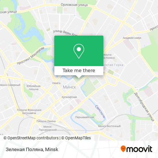 Зеленая Поляна map
