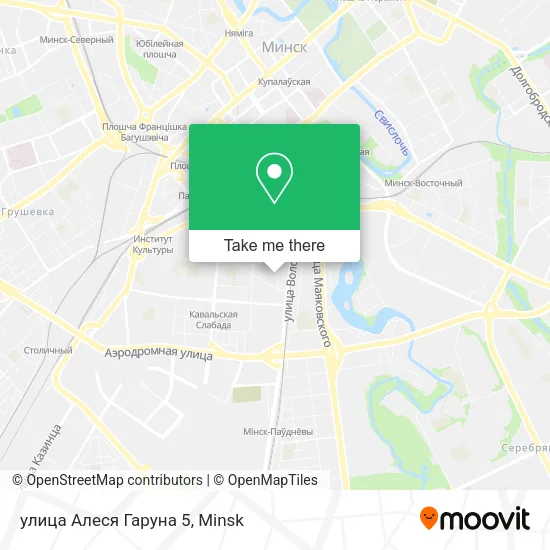 улица Алеся Гаруна 5 map