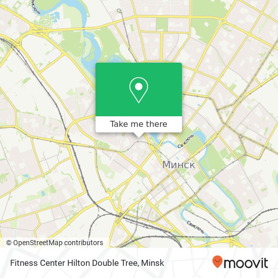 Fitness Center Hilton Double Tree map