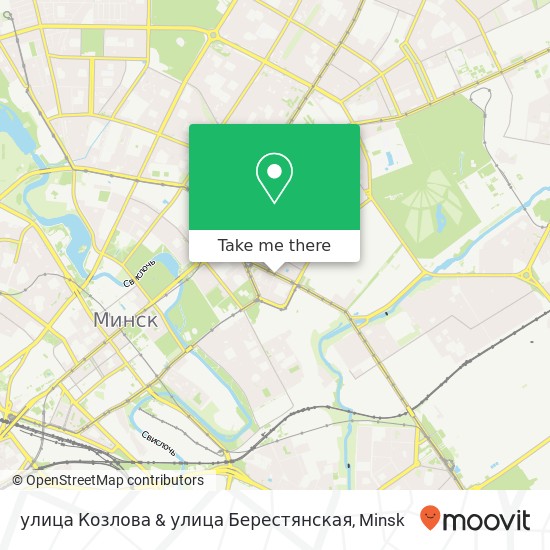 улица Козлова & улица Берестянская map