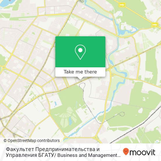 Факультет Предпринимательства и Управления БГАТУ/ Business and Management department BSATU map