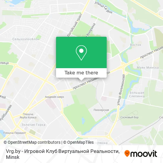 Vrg.by - Игровой Клуб Виртуальной Реальности map