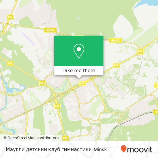 Маугли детский клуб гимнастики map