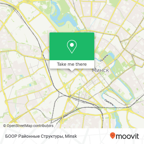 БООР Районные Структуры map