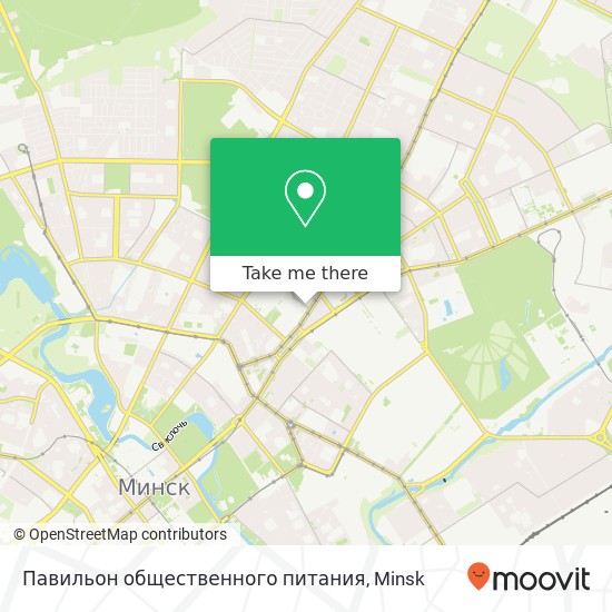 Павильон общественного питания map