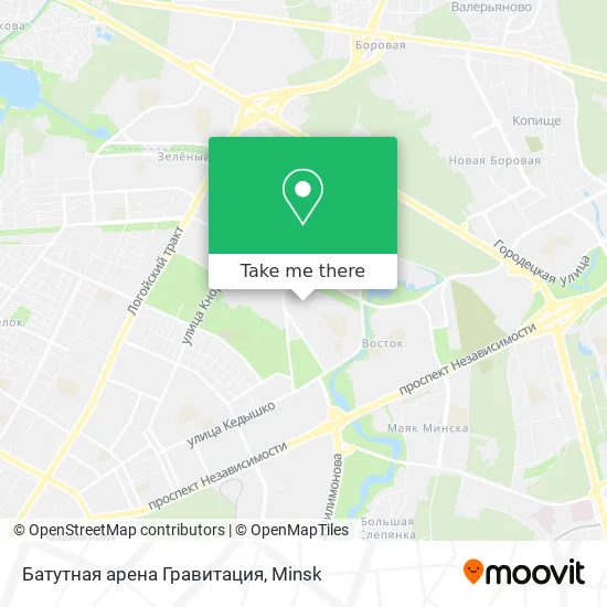 Батутная арена Гравитация map