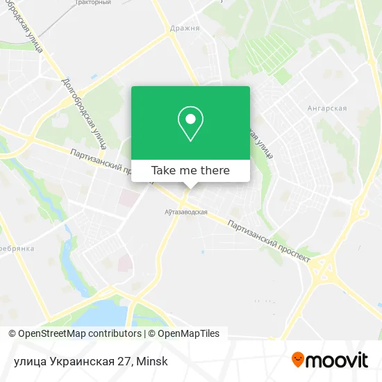 улица Украинская 27 map