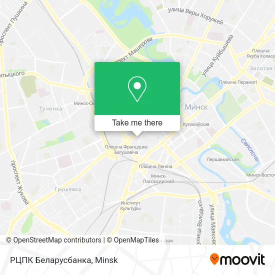 РЦПК Беларусбанка map