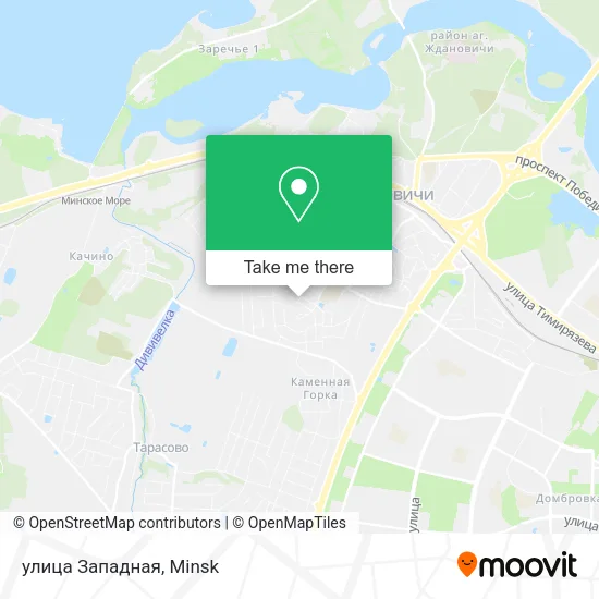 улица Западная map