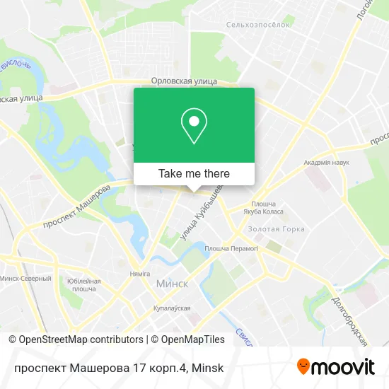 проспект Машерова 17 корп.4 map
