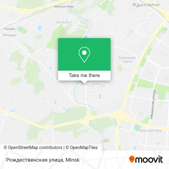 Рождественская улица map