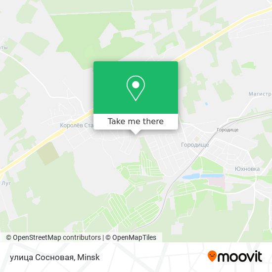 улица Сосновая map