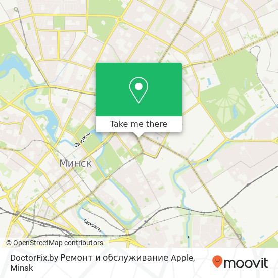 DoctorFix.by Ремонт и обслуживание Apple map