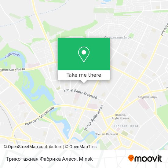 Трикотажная Фабрика Алеся map