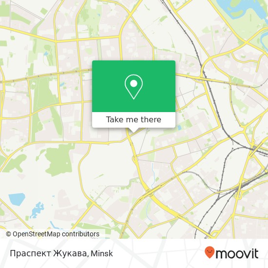 Праспект Жукава map